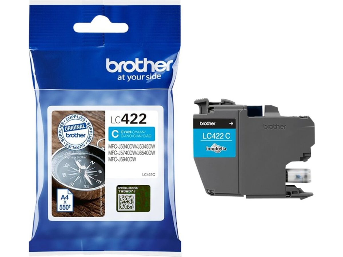 Brother bläck LC422C Cyan Bläckpatron