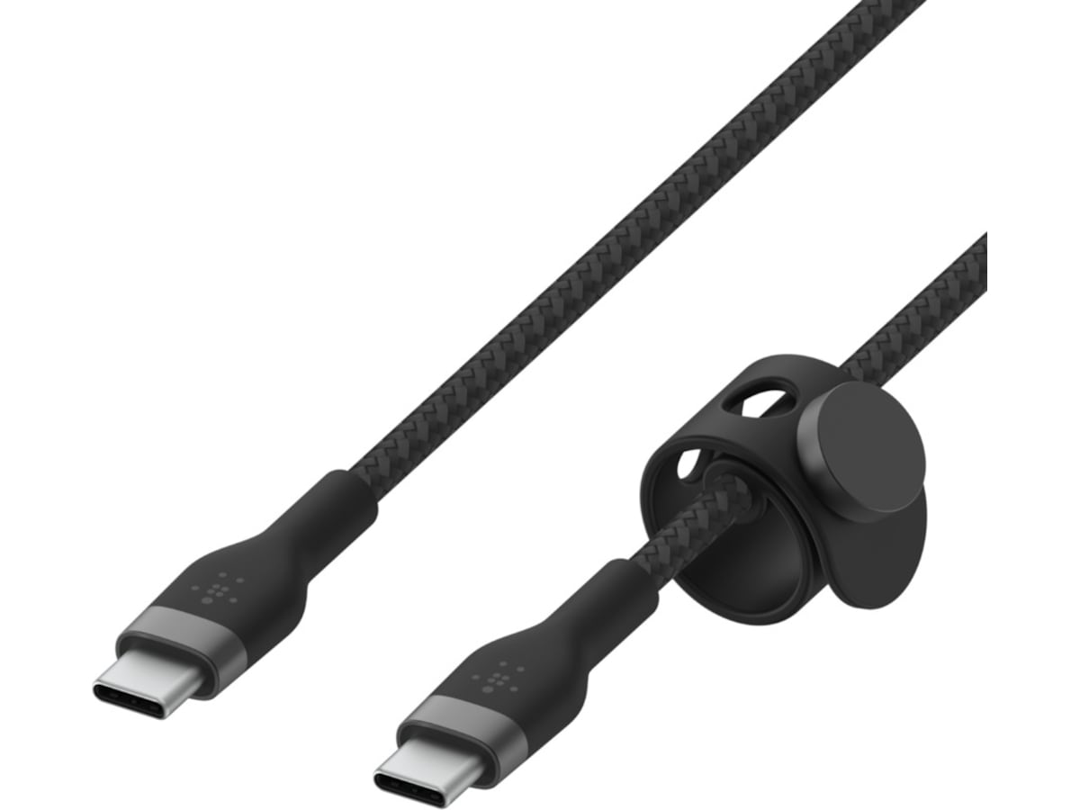 Belkin USB-C till USB-C kabel 2m (svart) USB-kablar