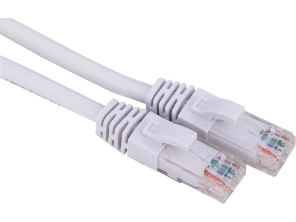 Nätverkskabel Cat6 vit 10m Nätverkskablar