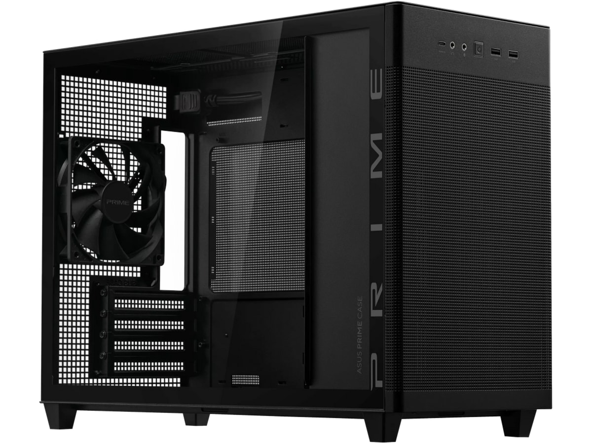 ASUS Prime AP201 Tempered Glass Mini Tower (svart) Mini/Micro/Nano tower