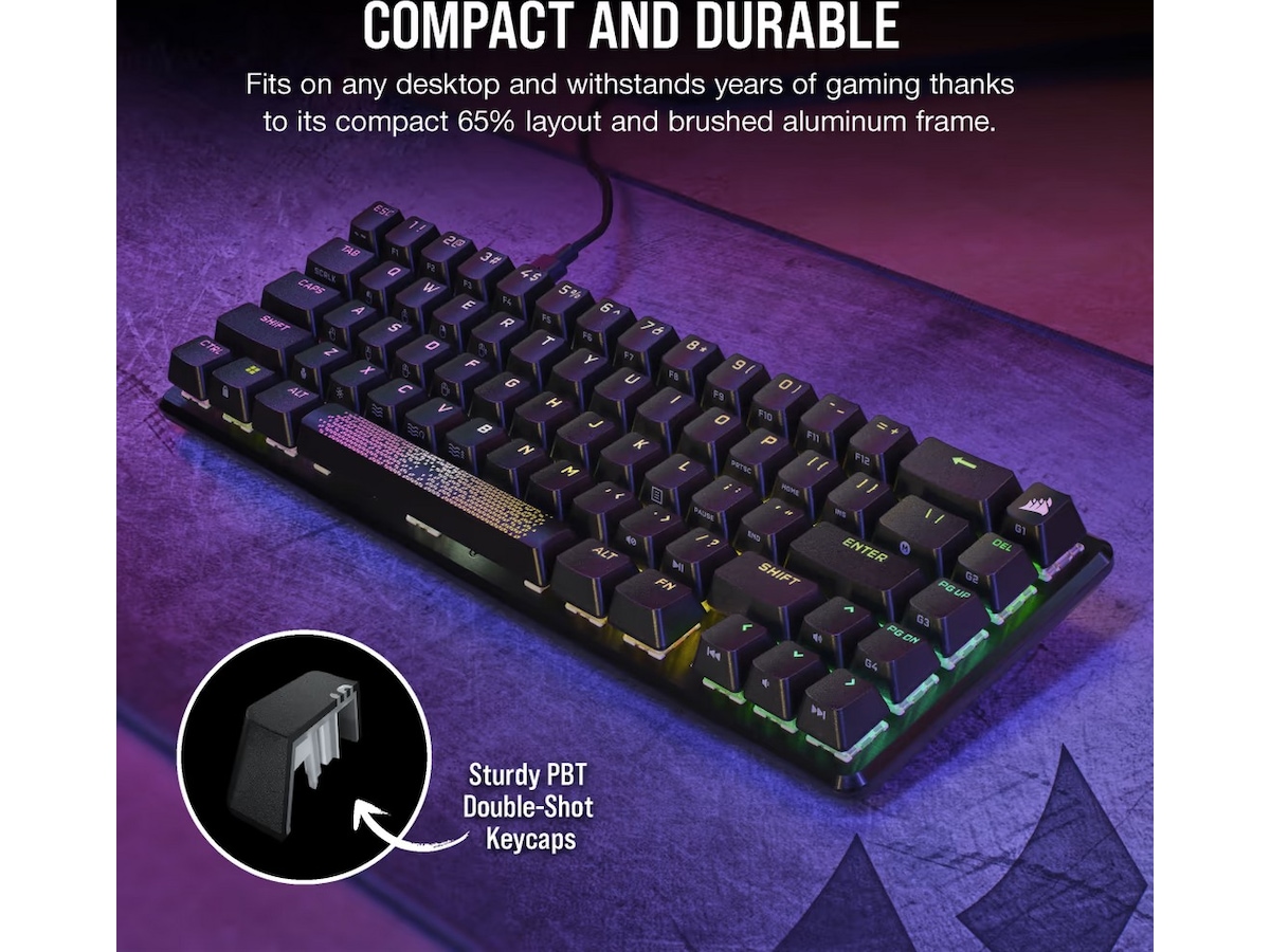 Corsair K65 Pro Mini Gamingtangentbord (svart) Gamingtangentbord