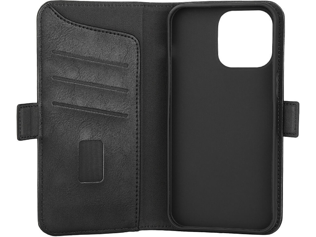 Gear iPhone 15 Pro Max Plånboksfodral (svart) Skydd