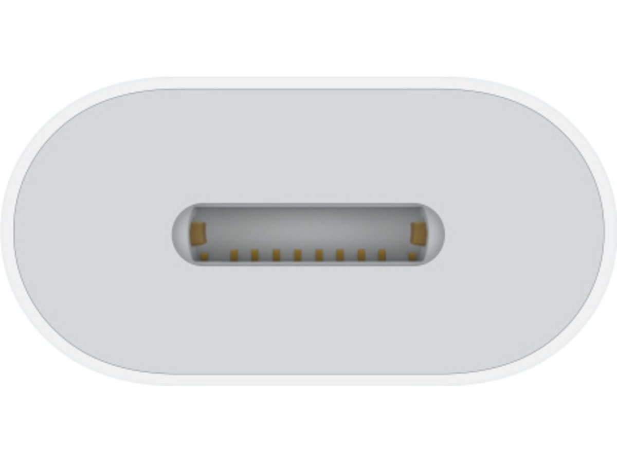 Apple USB-C tillLightning Adapter (vit) Kabel adapter och övergångar