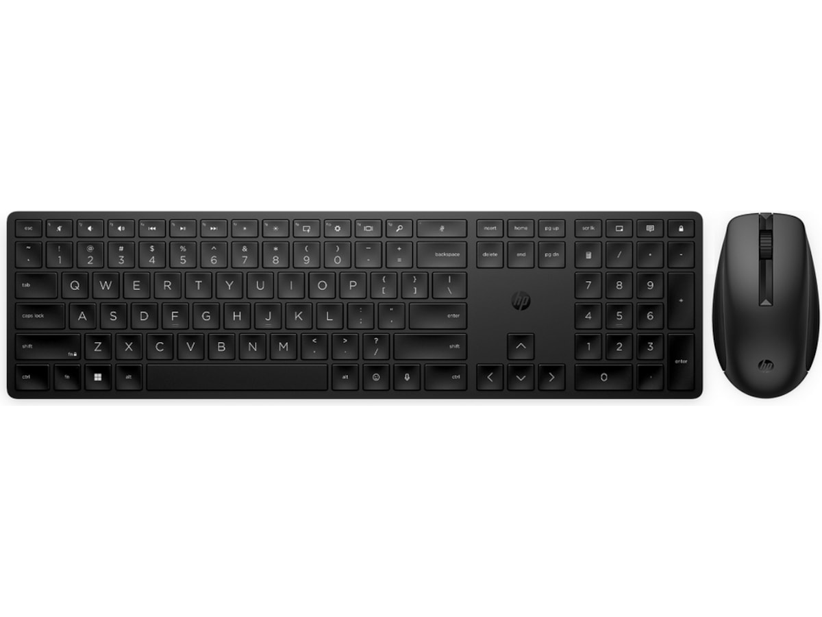 HP 650 kombinerat trådlöst tangentbord och mus (svart) Tangentbord