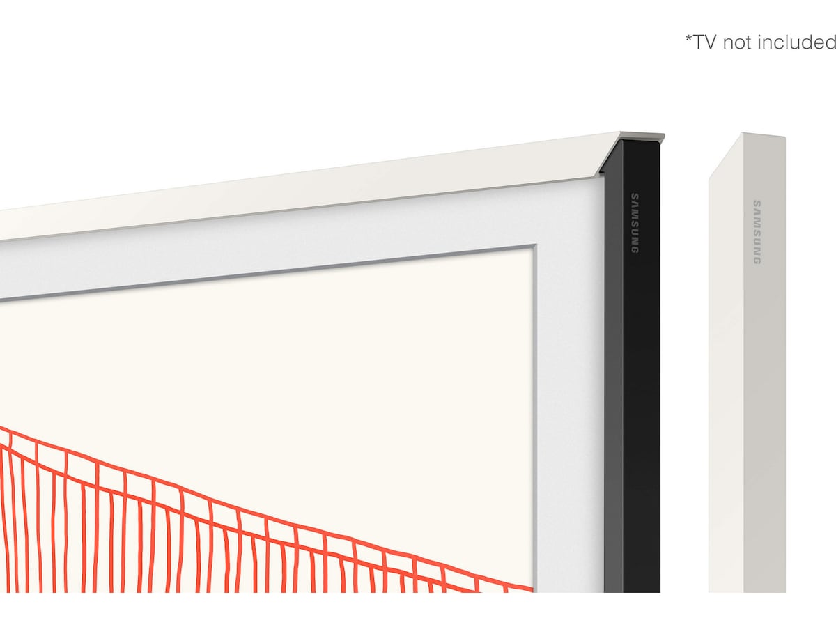 Samsung 55" ram till The Frame (2021-2025, vit) TV-ram & tillbehör