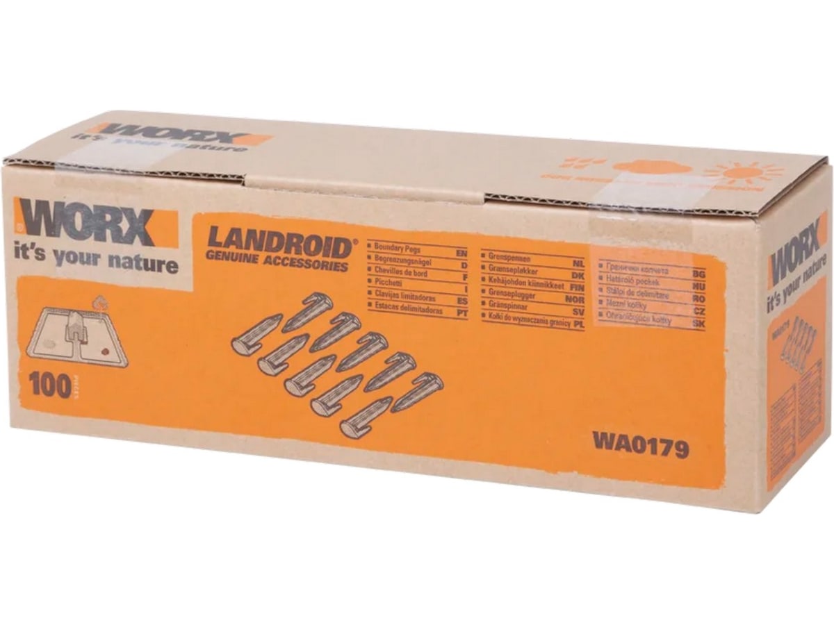 WORX 100 kabelstift för robotgräsklippare WA0179 Tillbehör till gräsklippare