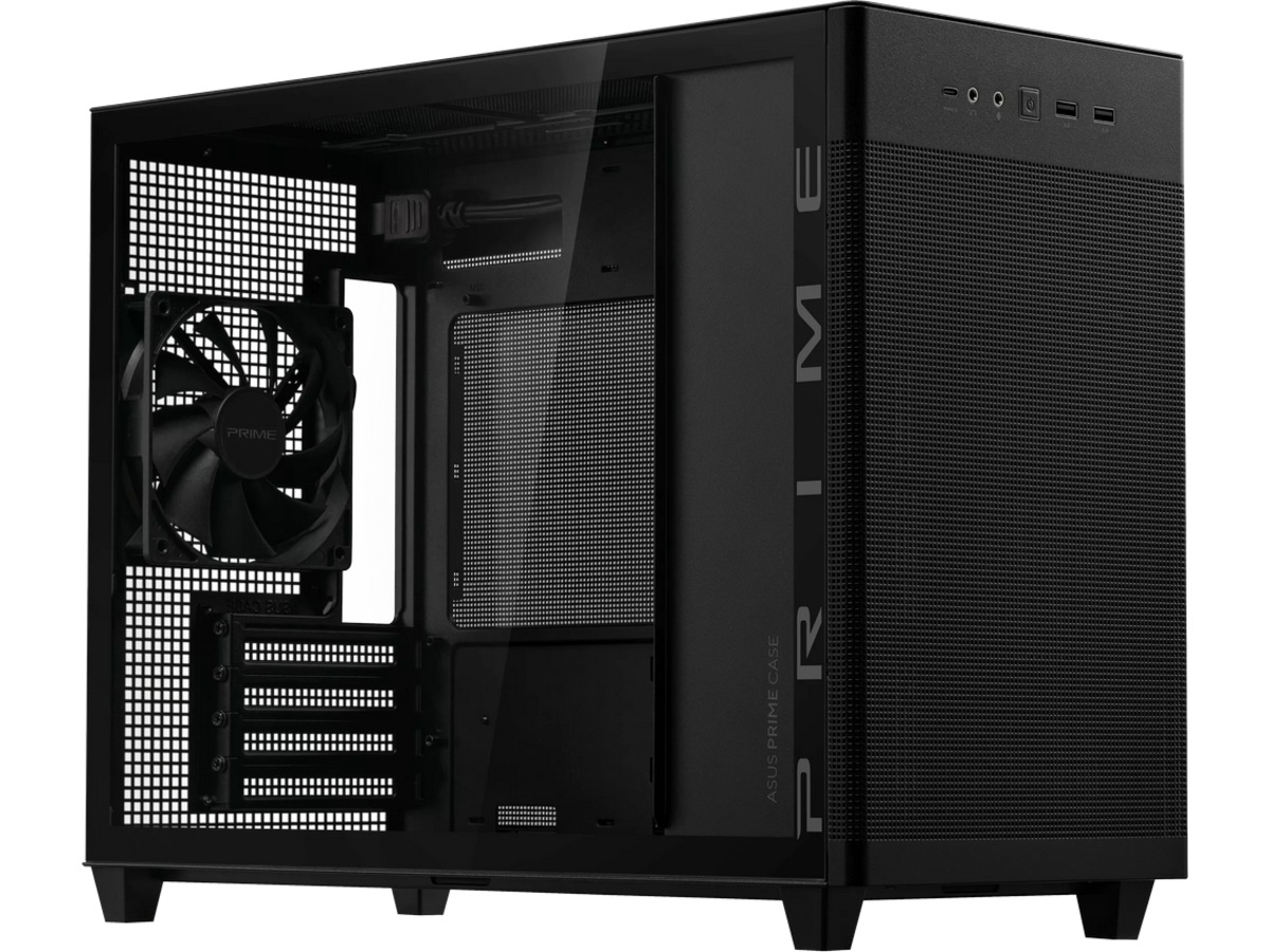 ASUS Prime AP201 Tempered Glass Mini Tower (svart) -B-Grade Demo övrigt