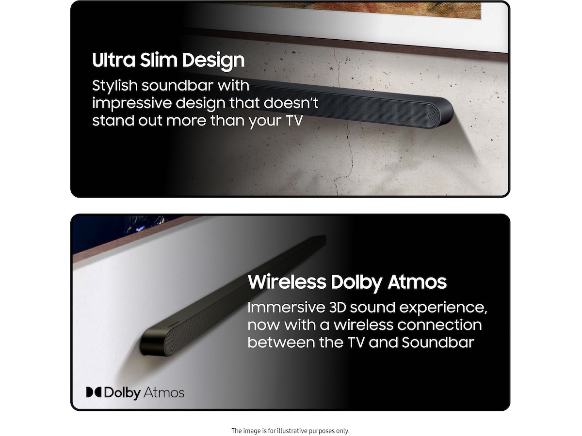 Samsung HW-S710D soundbar med subwoofer (svart) Soundbars