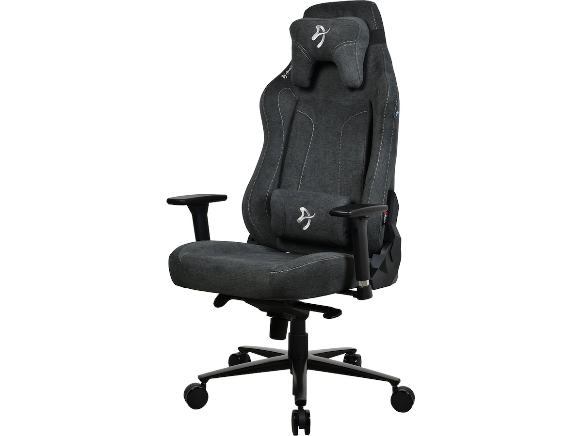 Arozzi Vernazza XL SoftFabric Gamingstol (mörkgrå) Gamingstolar