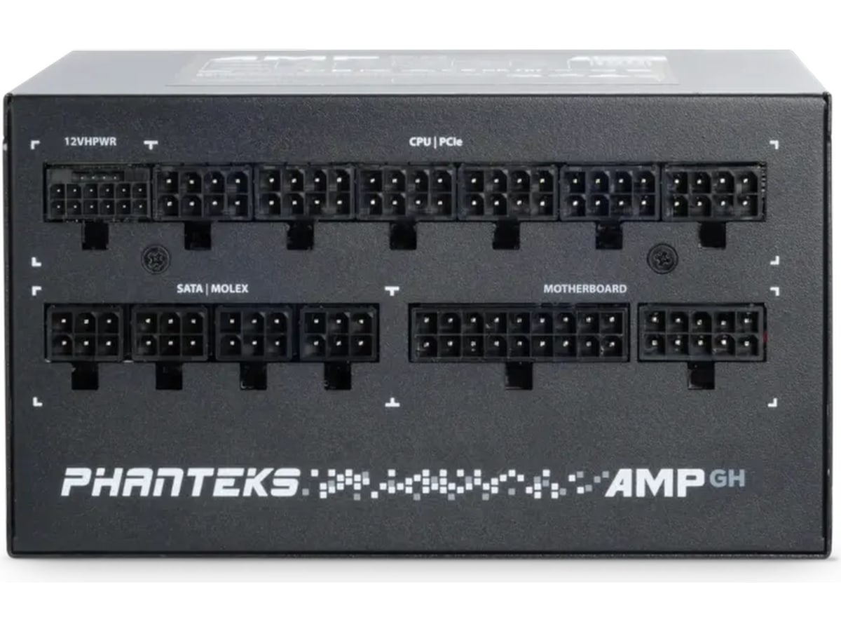 Phanteks AMP GH 750W Gold PSU (svart) Nätaggregat