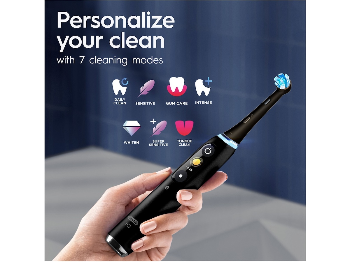 Oral-B iO 9 elektrisk tandborste (svart) Eltandborste