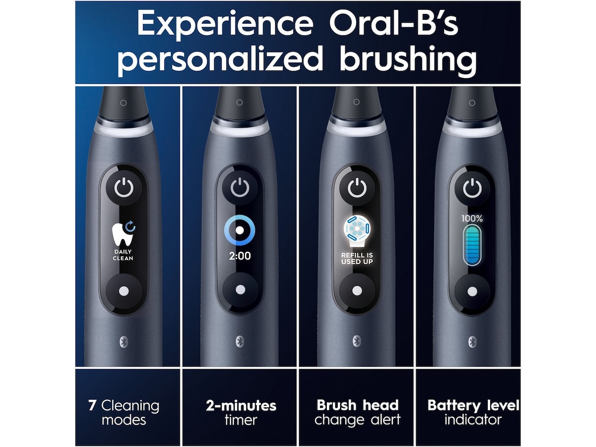 Oral-B iO 9 elektrisk tandborste (svart) Eltandborste