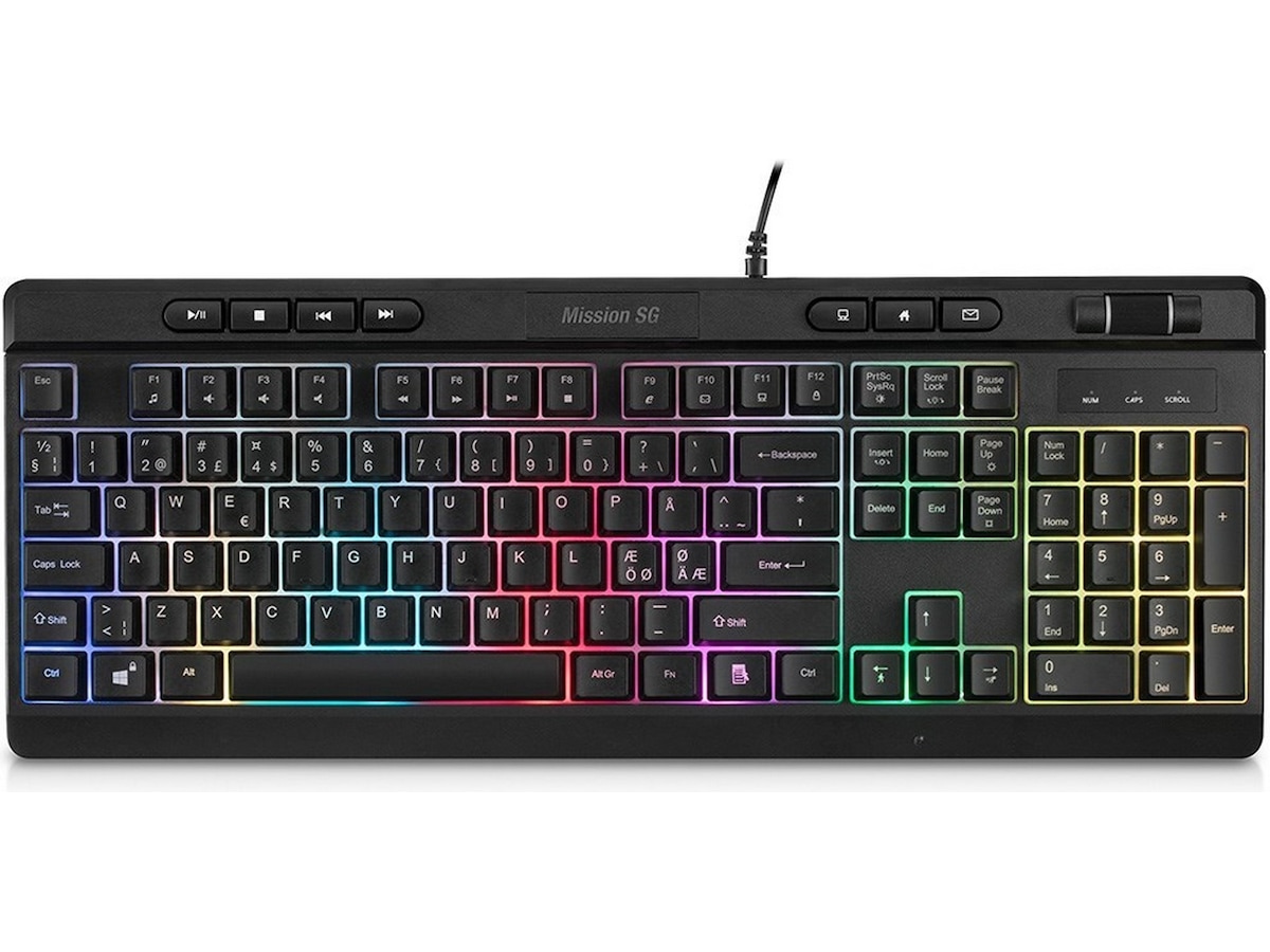 Mission SG GGB 2.3 spelpaket med RGB Gamingheadset