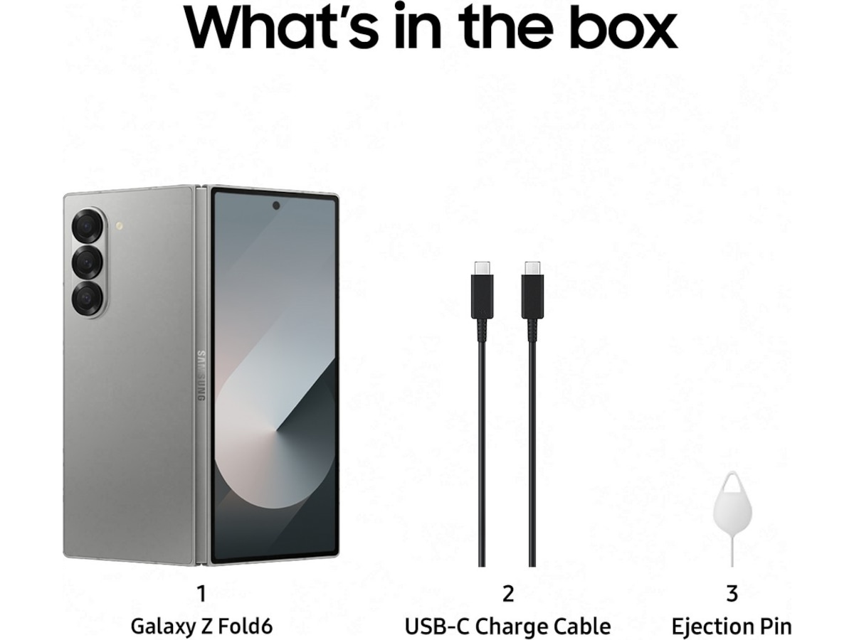 Samsung Galaxy Z Fold6 1TB (silver shadow) Mobiltelefoner