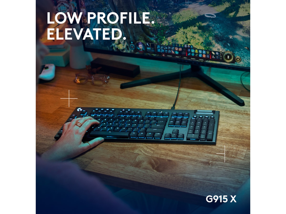 Logitech G915 X Gamingtangentbord (svart) Gamingtangentbord