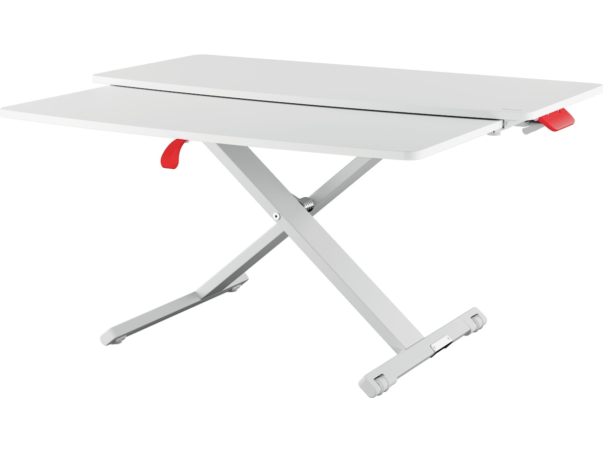 Leitz Ergo Cosy Justerbart PC-bord med skiva (vit) Laptopstativ