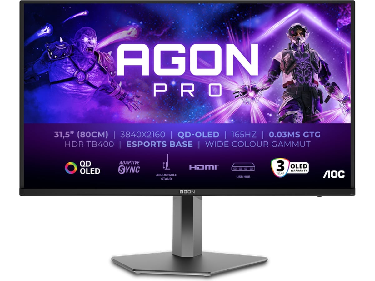 AOC 32" 4K gamingskärm AG326UD Datorskärm
