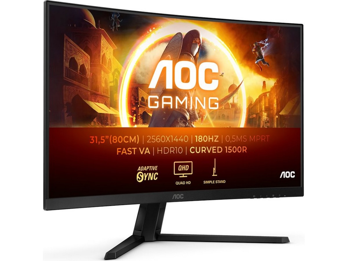 AOC 32" curved gamingskärm CQ32G4VE Datorskärm