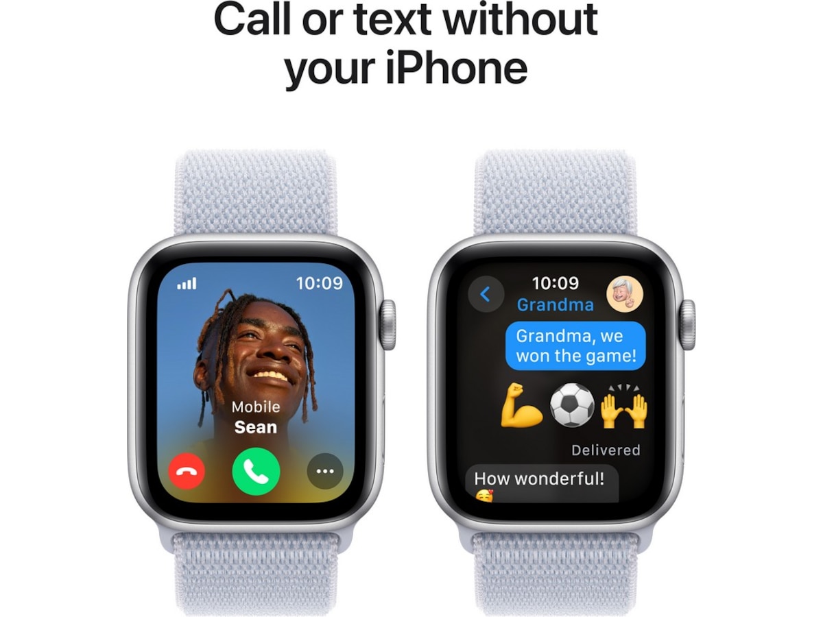 Apple Watch SE 44mm GPS + LTE Aluminium (silver) Smartwatches