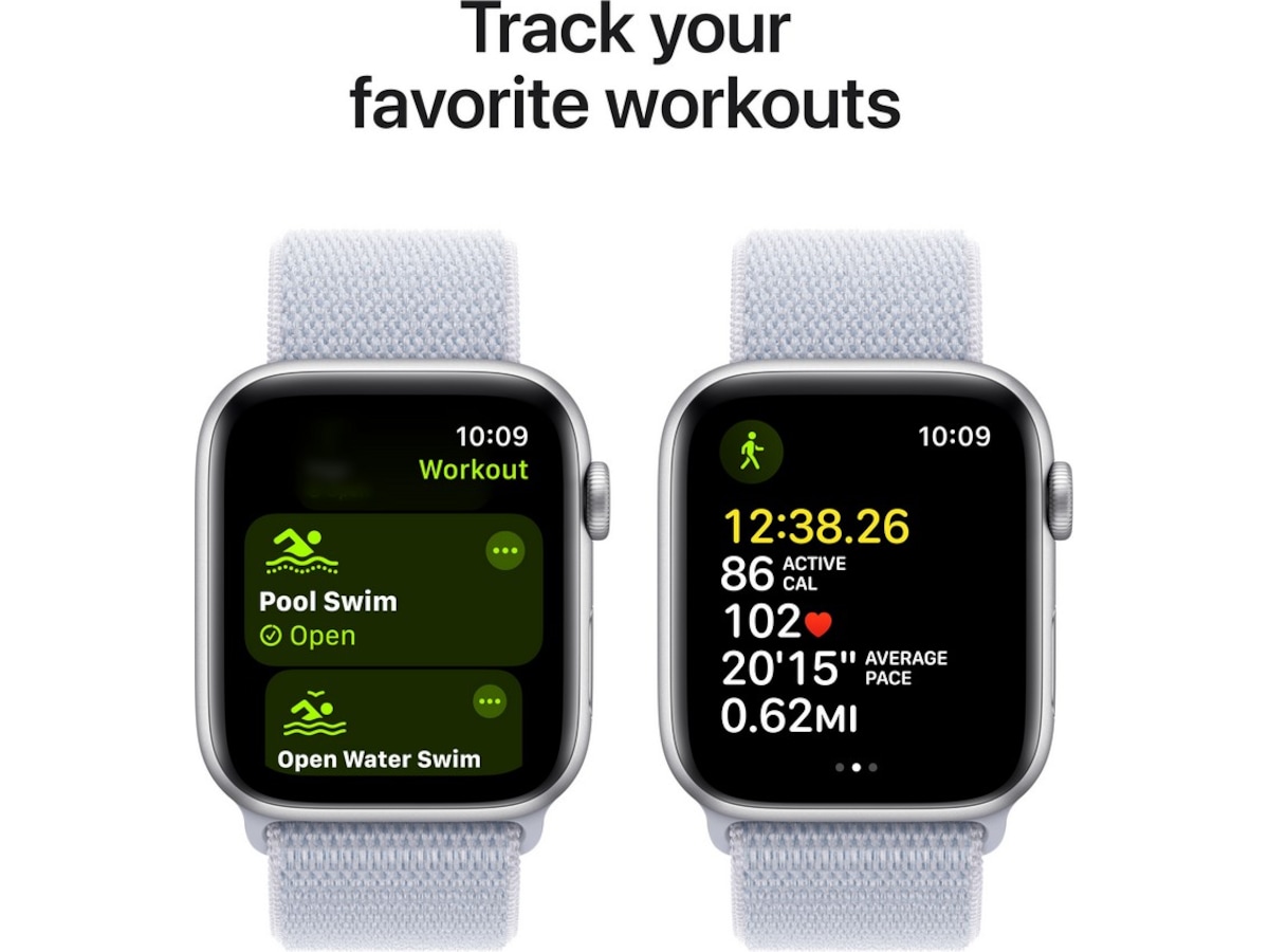 Apple Watch SE 44mm GPS + LTE Aluminium (silver) Smartwatches