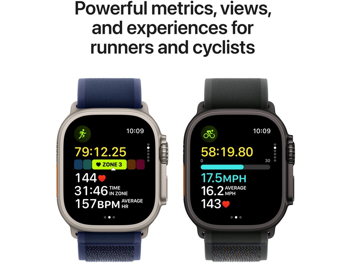 Apple Watch Ultra 2 49mm GPS + LTE Titan (svart) Smartwatches
