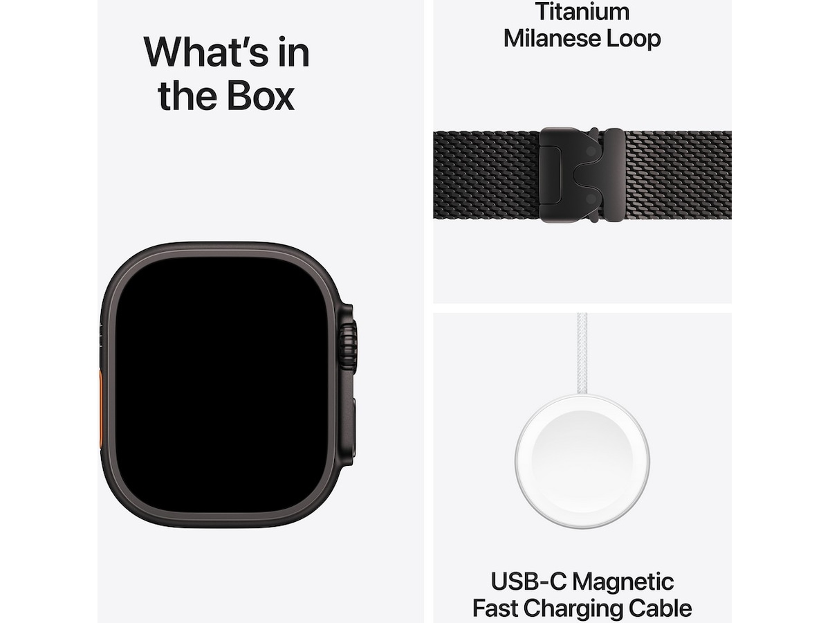 Apple Watch Ultra 2 49mm GPS + LTE Titan (svart) Smartwatches