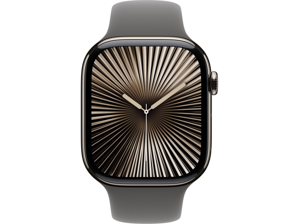 Apple Watch Series 10 46mm GPS + LTE Titan (naturlig) Smartwatches