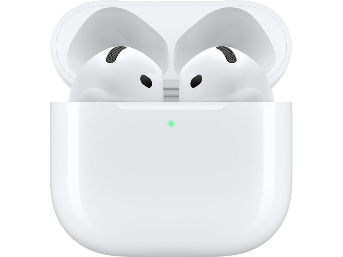 Apple AirPods 4 med brusreducering trådlösa öronproppar, in-ear (vit) In-ear hörlurar