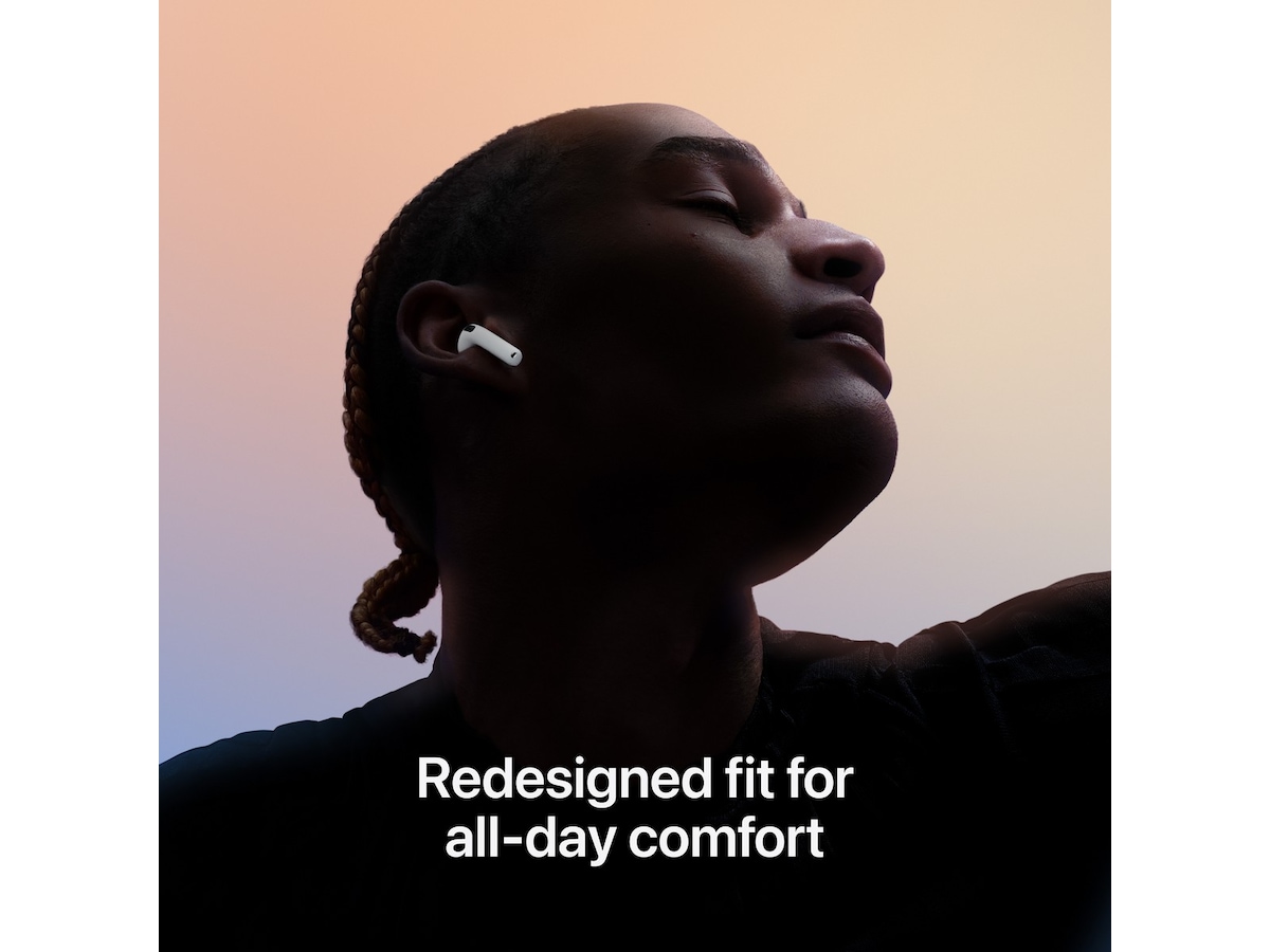 Apple AirPods 4 med brusreducering trådlösa öronproppar, in-ear (vit) In-ear hörlurar