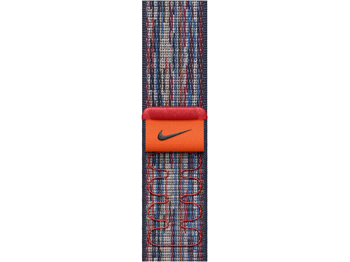 Apple Watch 46mm Nike Sport Loop (blue/red) Armband
