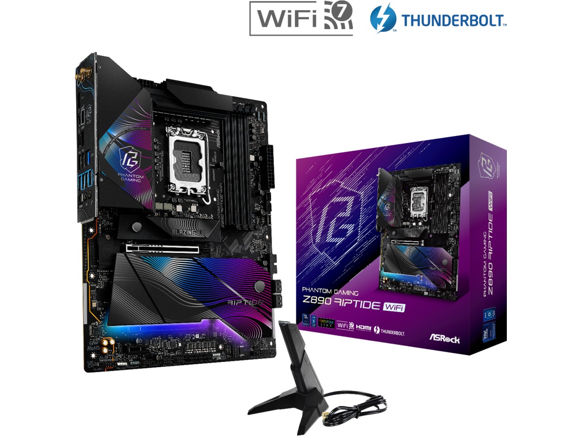ASRock Z890 RIPTIDE WIFI Moderkort Intel Socket