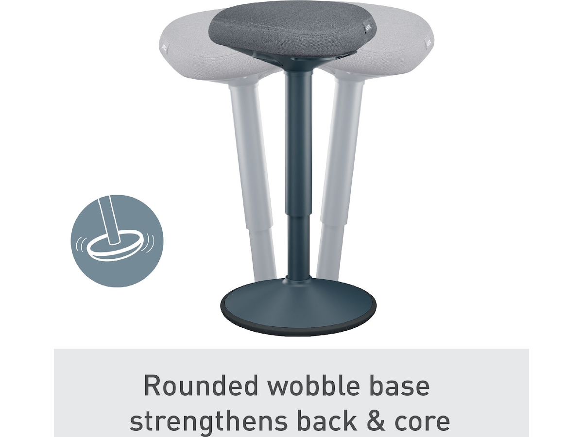 Leitz Ergo Active Balansstol med komfortsits, justerbar höjd 57-82 cm Kontorsstolar