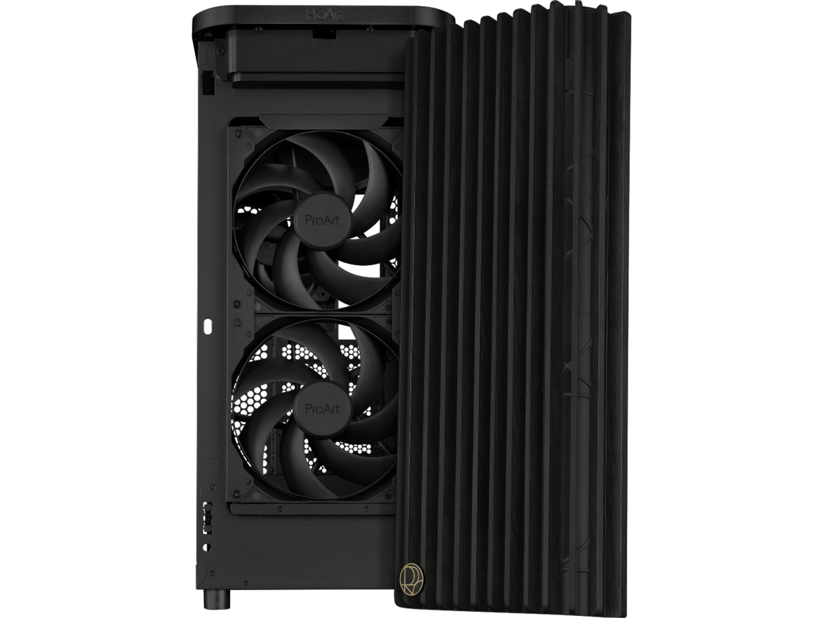 Asus Proart PA401 Wood TG PWM Mid Tower (svart) Midi tower