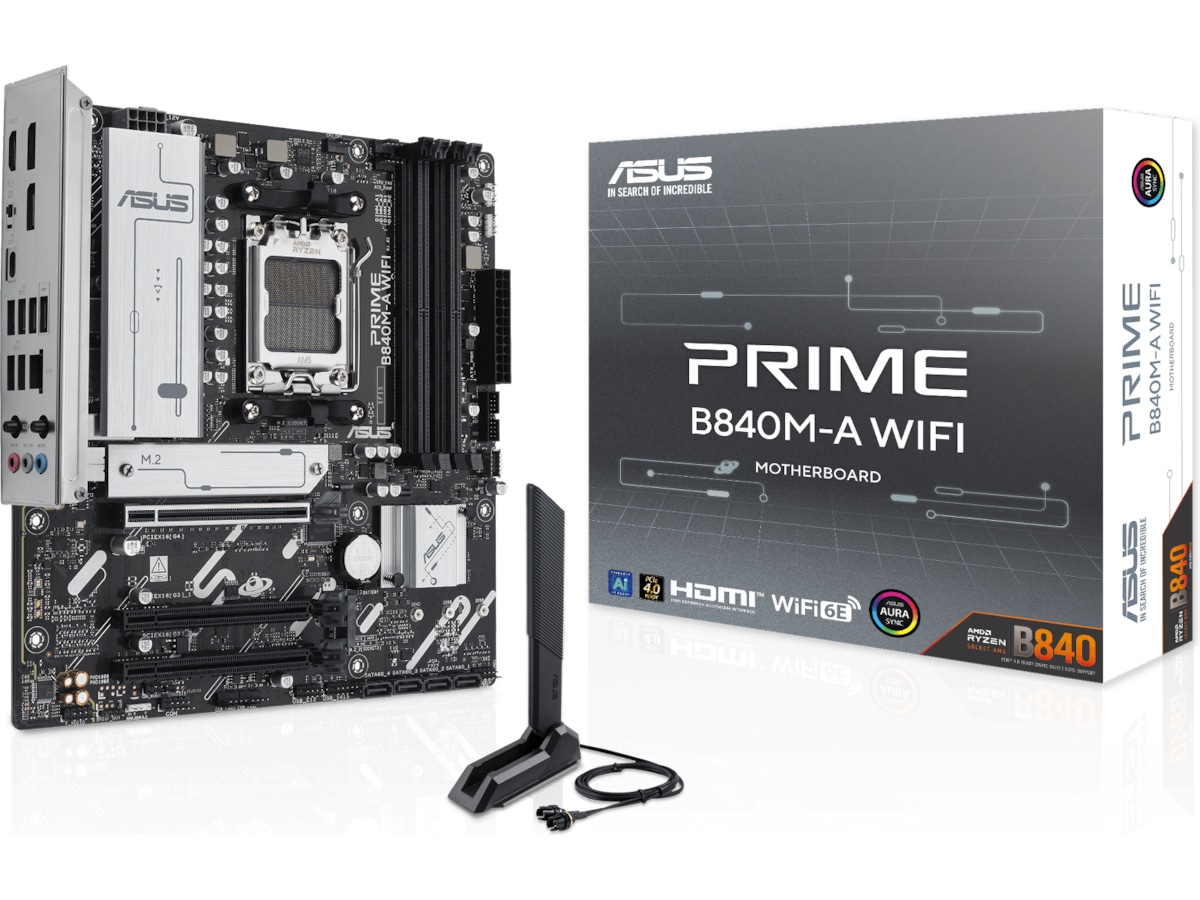 ASUS PRIME B840M-A WIFI Moderkort AMD Socket