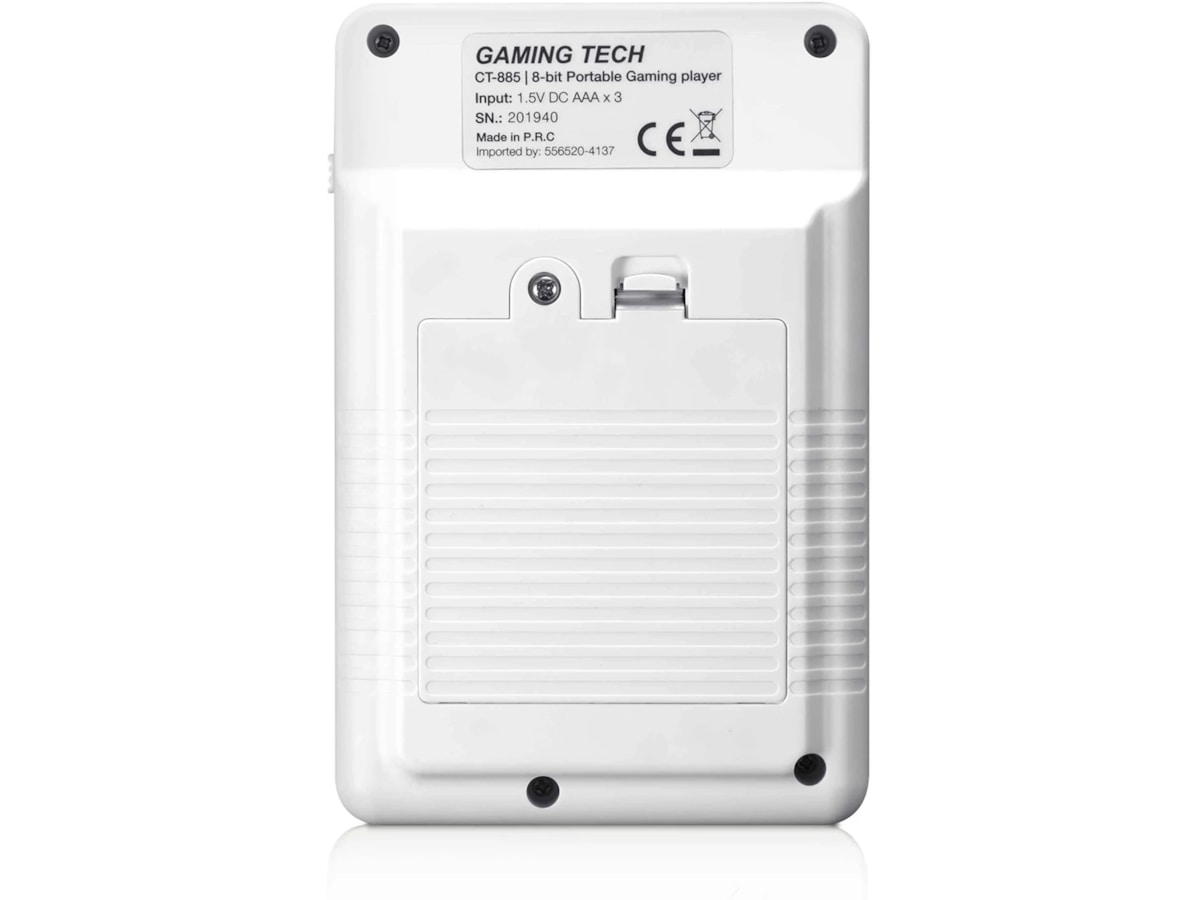 Gaming Tech CT-885 8-bit portabel spelkonsol (vit) Konsoler