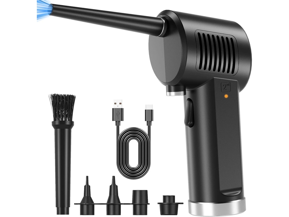 Mission SG 75W damm- och luftblåsare (svart) Rengöring