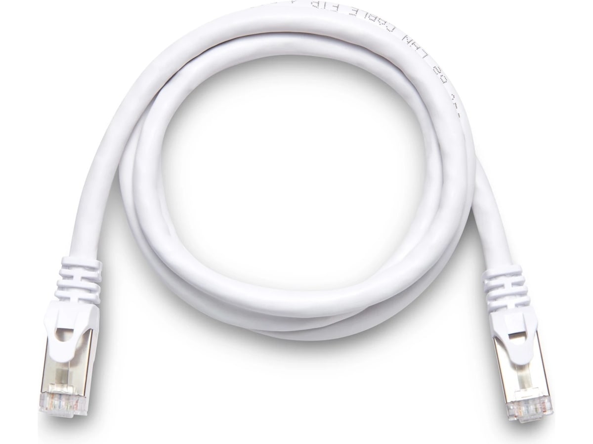 Nätverkskabel CAT6e 1m (vit) Nätverkskablar