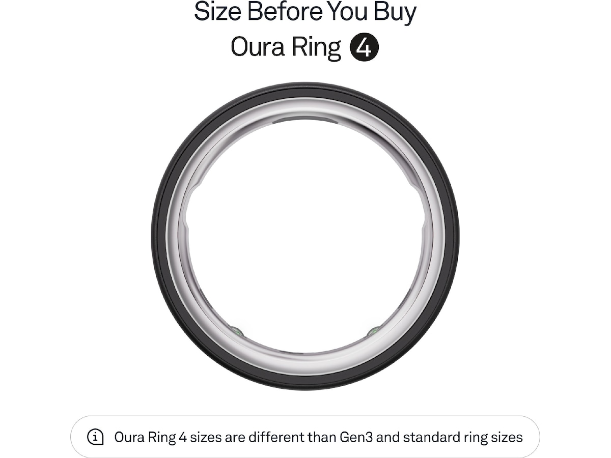 Oura Ring 4 Smart Ring str. 11 (stealth) Smart ring