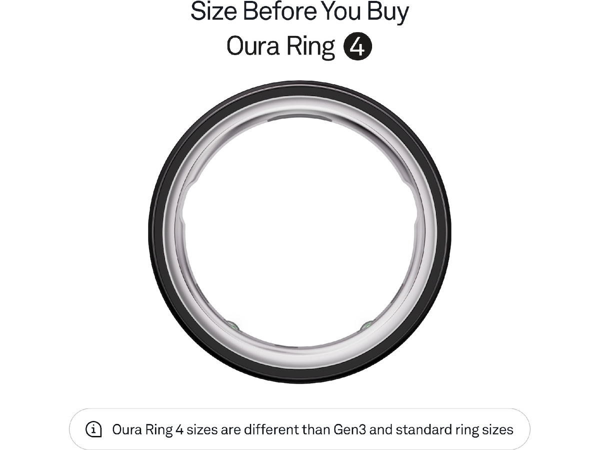 Oura Ring 4 Smart Ring str. 13 (svart) Smart ring