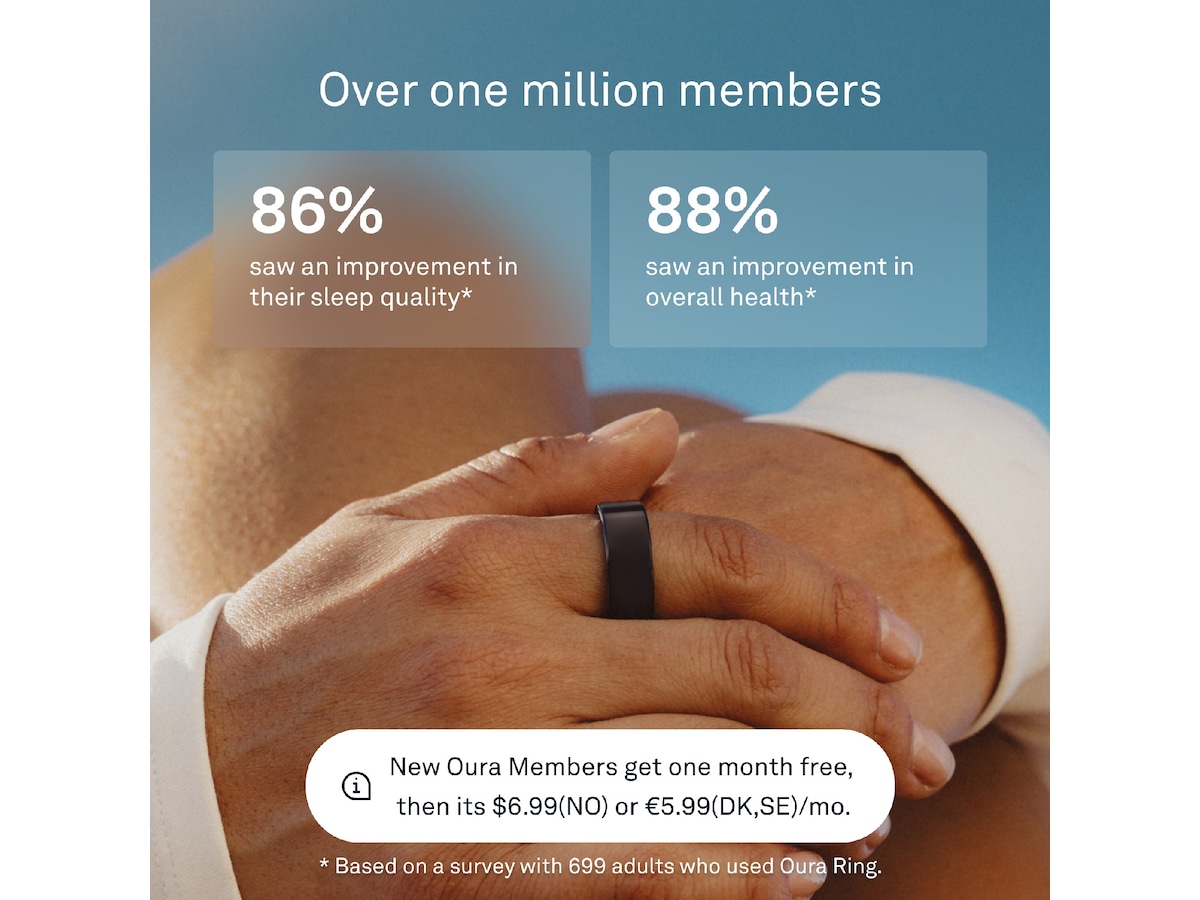 Oura Ring 4 Smart Ring str. 13 (svart) Smart ring