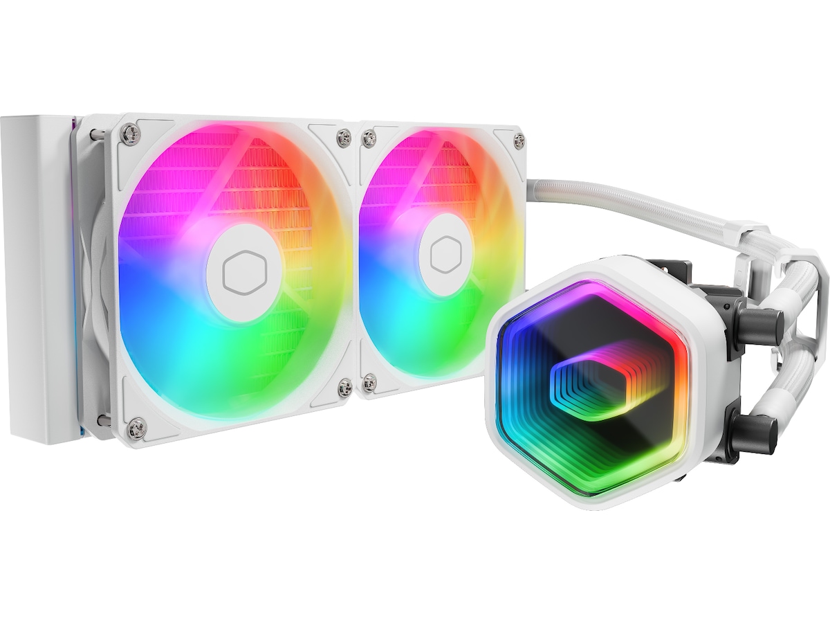 Cooler Master MasterLiquid 240 Core II ARGB Kylare (vit) CPU - Vattenkylning