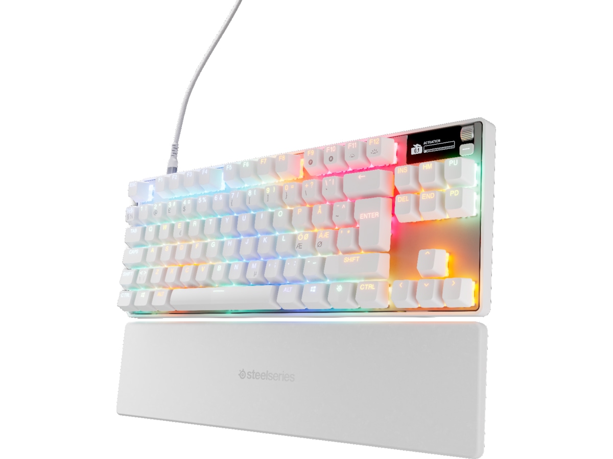 SteelSeries Apex Pro TKL Gen 3 Gamingtangentbord (vit) Gamingtangentbord
