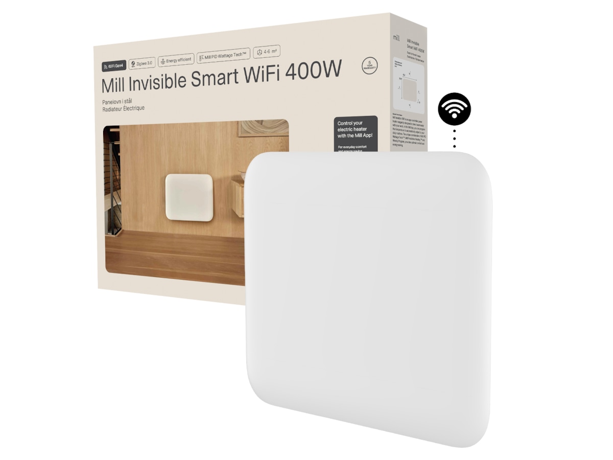Mill Invisible Smart WiFi Gen 4 panelradiator 400W Panelelement