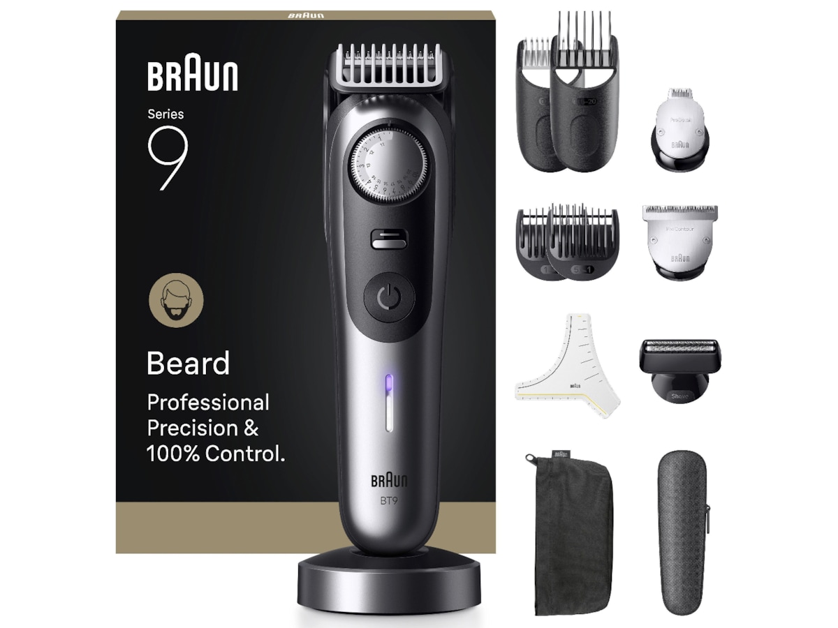 Braun Series 9 skäggtrimmer (krom) Rakapparat