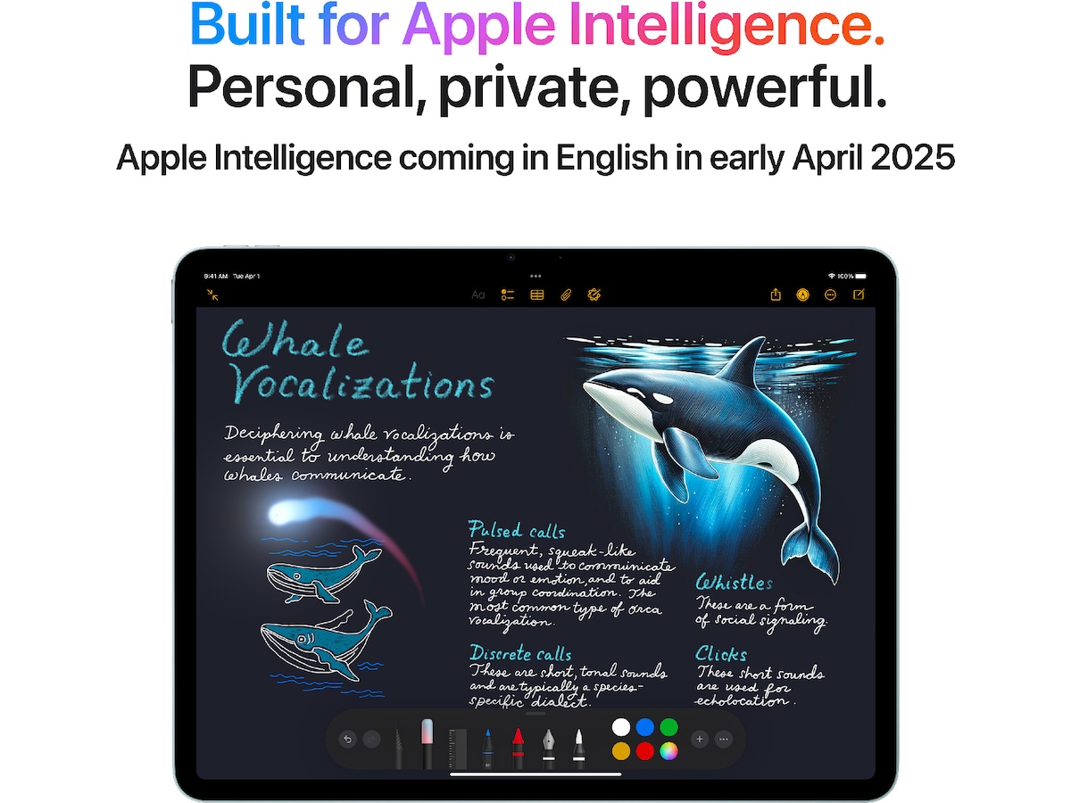 iPad Air 11" (2025) 256GB WiFi (rymdgrå) Surfplattor