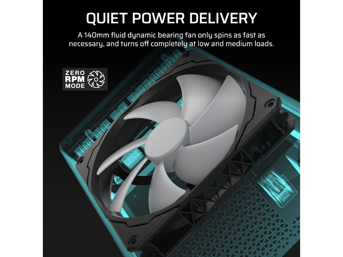 Corsair HXi Series HX1500i PSU (svart) Nätaggregat