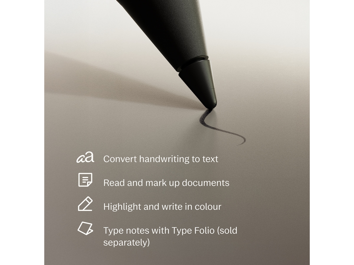 reMarkable Paper Pro 11,8" 64GB inkl. Marker Plus och Book Folio (svart skinn) Digitala anteckningsblock