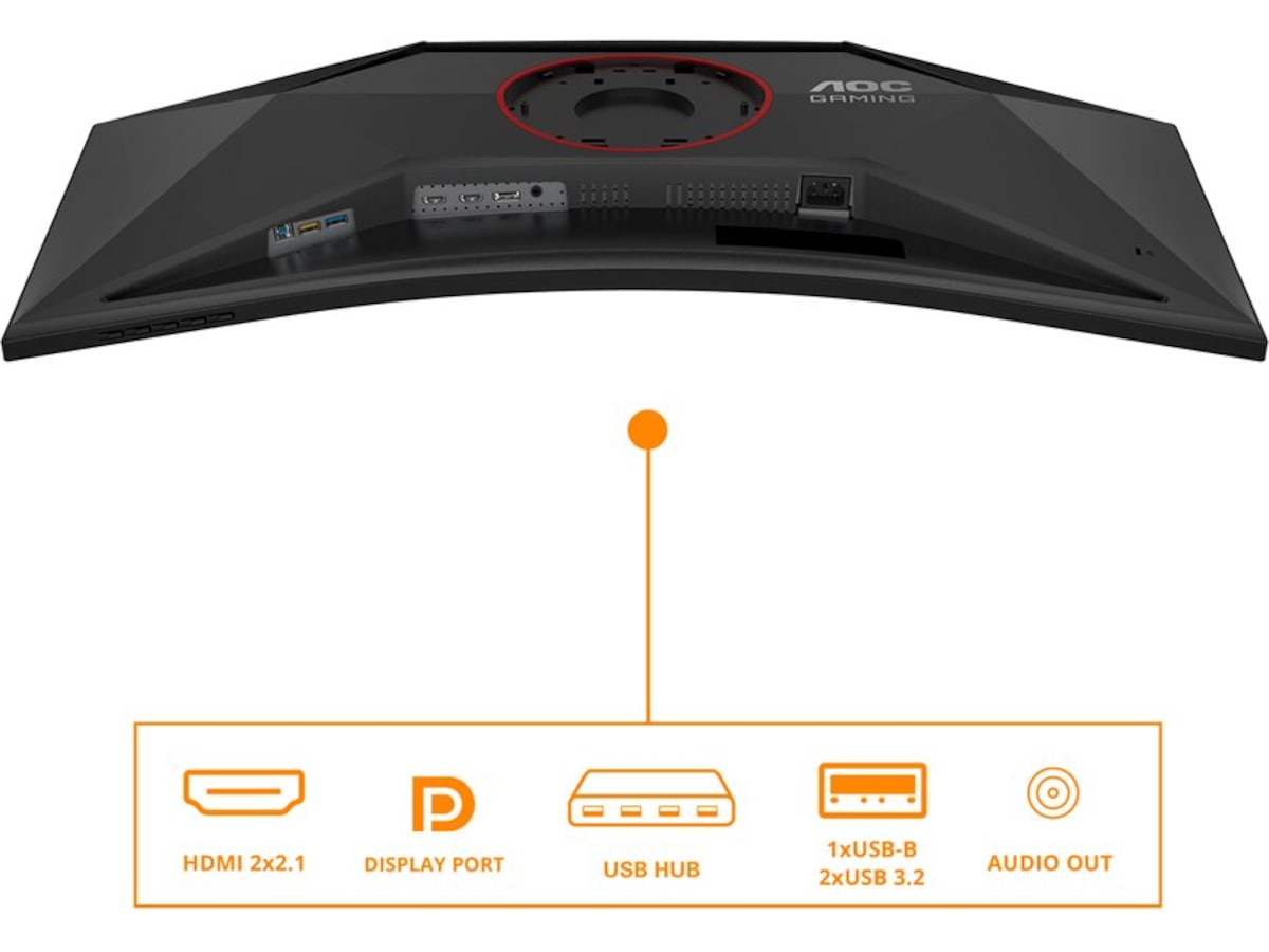 AOC 34" curved gamingskärm CU34G4Z Datorskärm