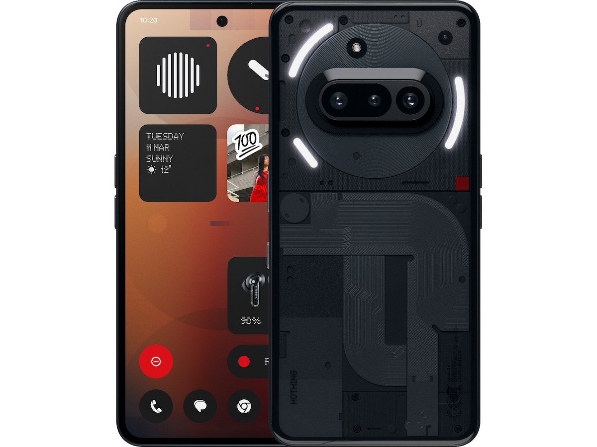 Nothing Phone (3a) 128GB (svart) Mobiltelefoner
