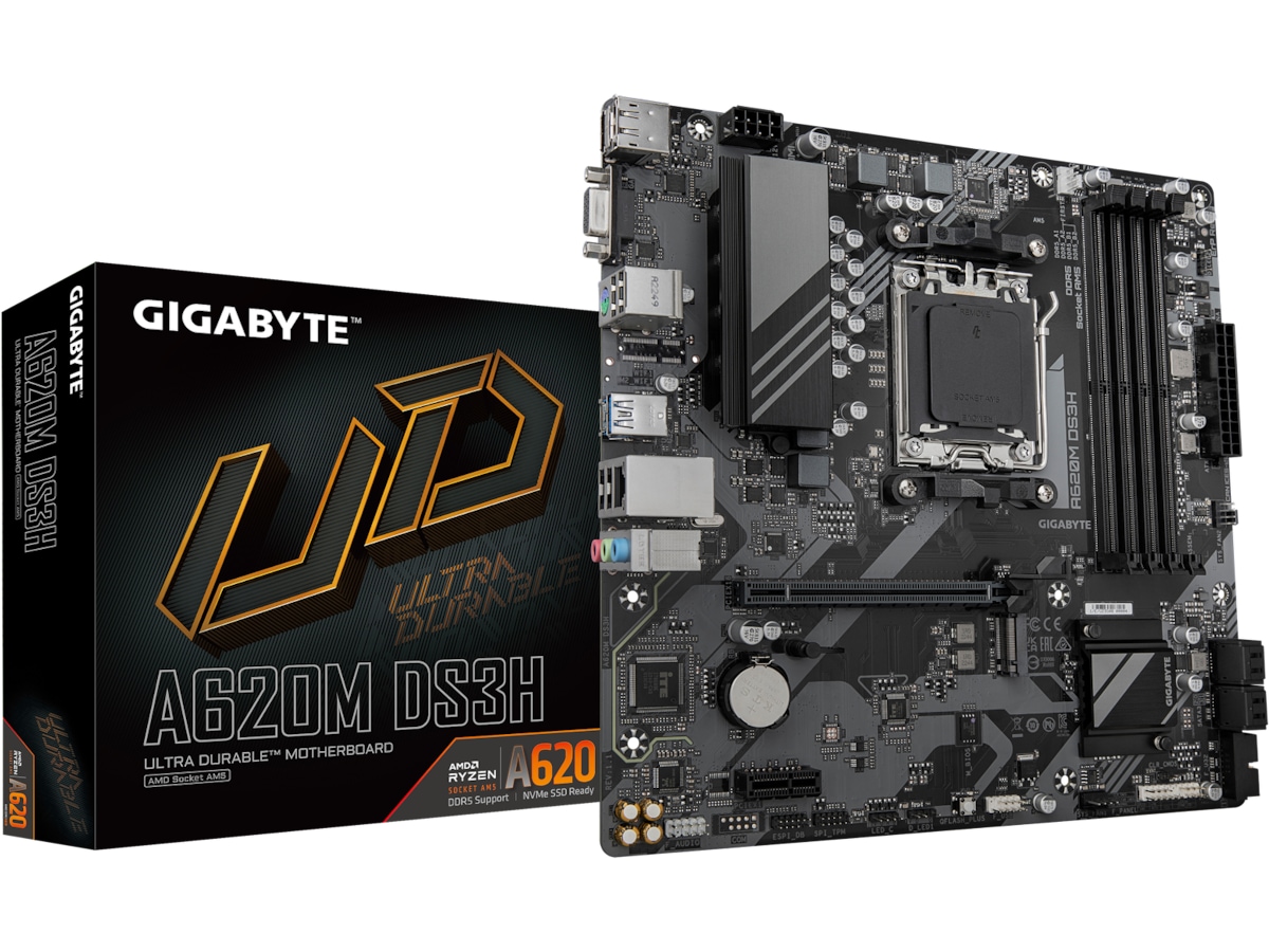 Gigabyte A620M DS3H Moderkort AMD Socket